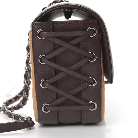 CHANEL Tan With Brown Trim & Ruthenium Metal - Picture 10 of 15